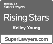 Rated by Super Lawyers Rising Stars Kelley Young SuperLawyers.com
